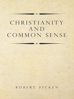 cover image of Christianity and  Common Sense